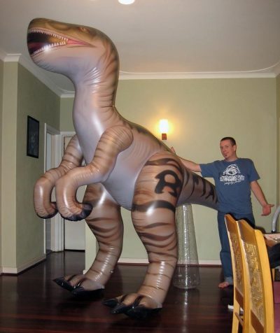 small inflatable animals